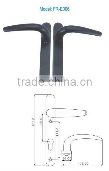 double door aluminum alloy handle