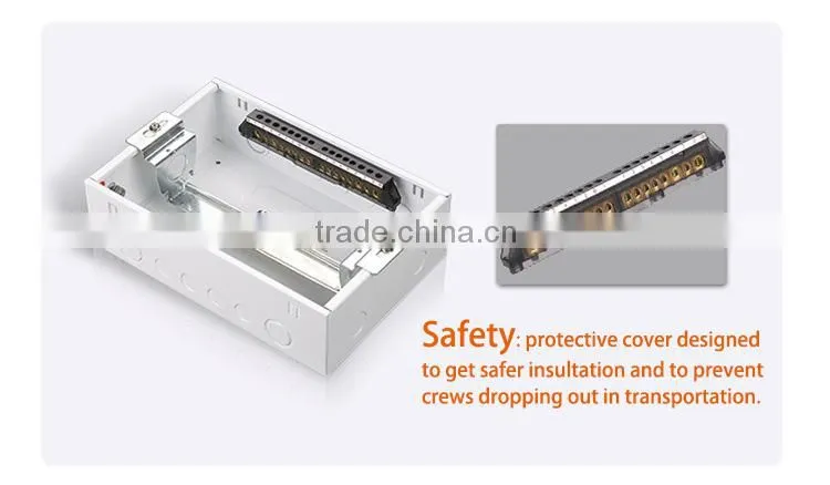 australia standard two row din rail enclosure with high quality