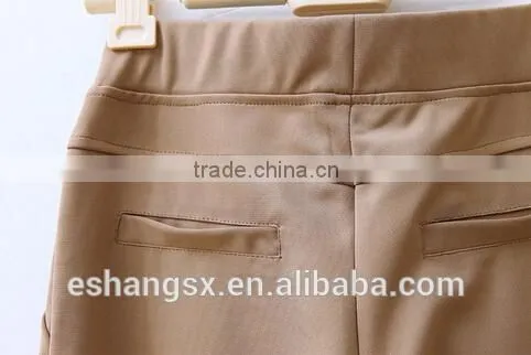 Ladies cotton ruffle formal fashion modal pants