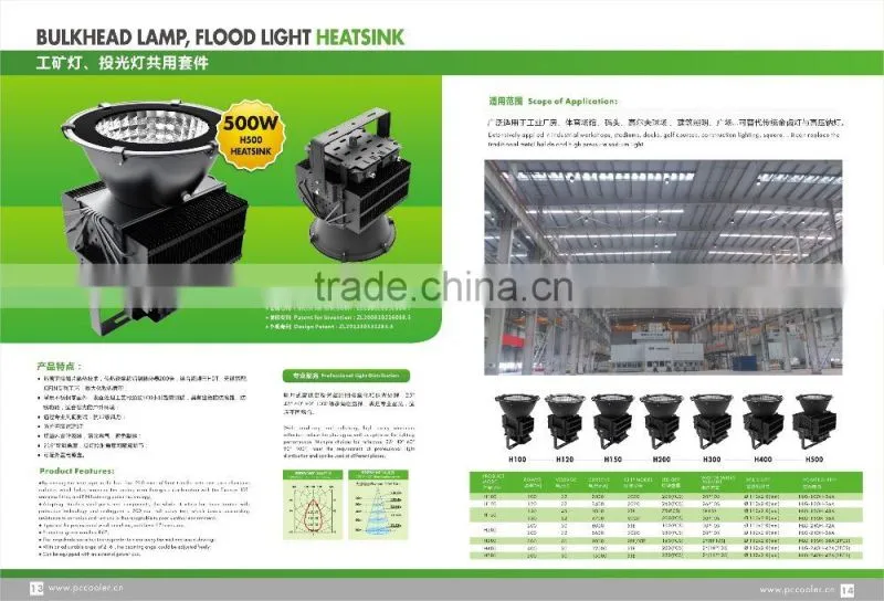 400w industrial high bay led light with 60 degree reflection cup