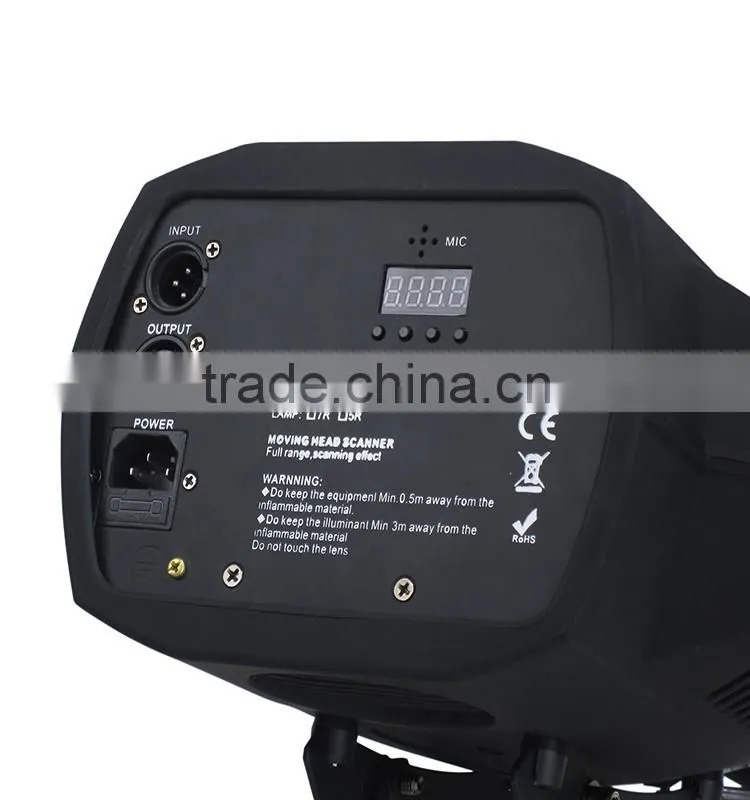 New 200W 5R Scanner beam light DMX DJ Scanner stage light