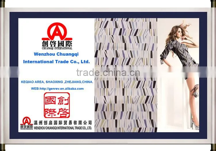 beautiful pattern printed on 100% cotton canvas woven fabric for lady shirt