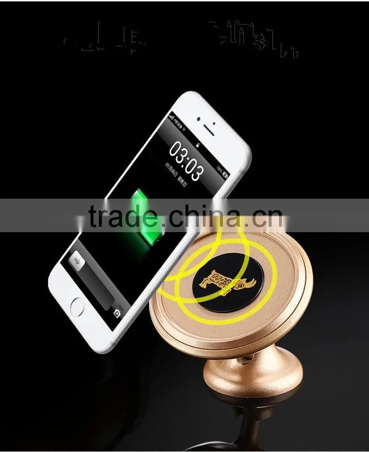 REYON Qi Wireless Charger Dock 360 Rotating Mount Car Holder Charging Pad