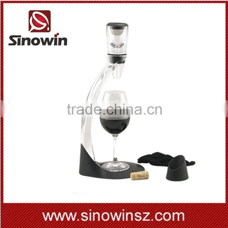 Plastic Wine Aerator Pourer With Stand