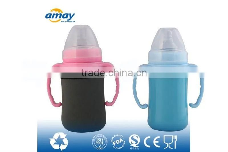 hotselling 160ml stainless steel baby feeding bottle