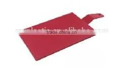 Wholesale bamboo fiber bread board, plastic cutting board set with handle