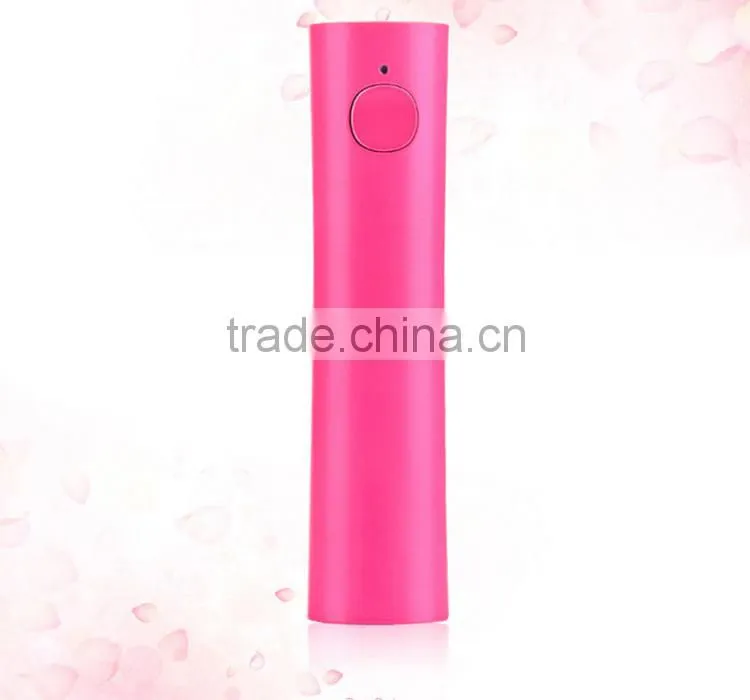 Rubber oil mobile cellphone 18650 li ion battery Portable Power Bank Charger 2600mAh