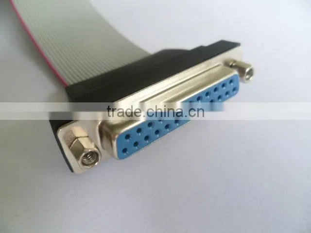 DB25F to IDC 26 flat cable