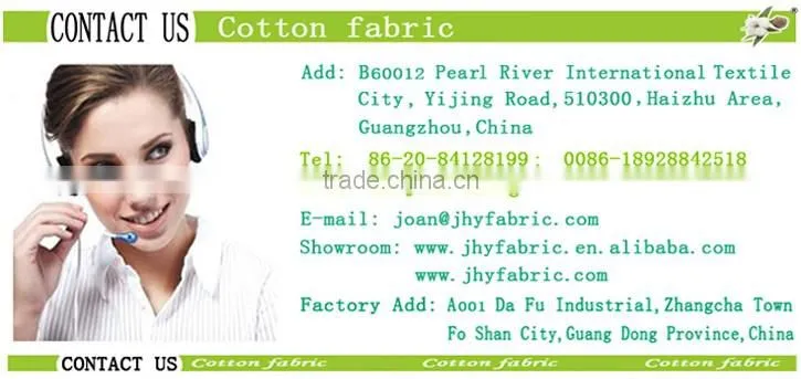 Solid/Plain/yarn dyed /Printed viscose cotton fabric