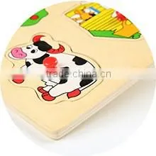 Hot selling wooden educational kids puzzle toys