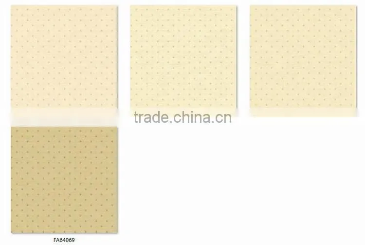 hottest printing pvc wallpaper, vanilla yellow for kids polka dot wall decal for girls room , new fashion wall mural supplier