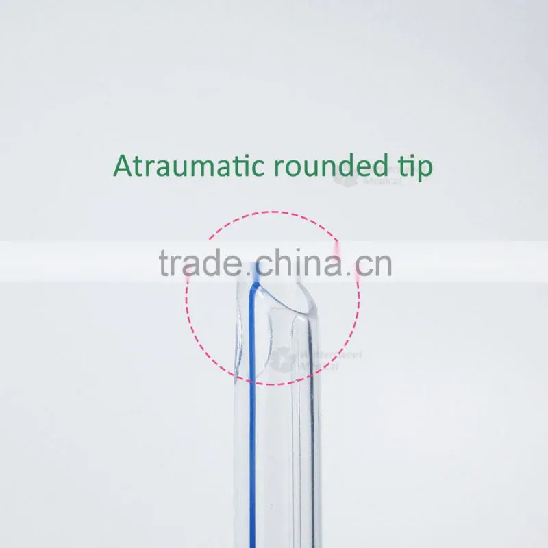 ISO CE marked uncuffed PVC disposable medical tracheal tube