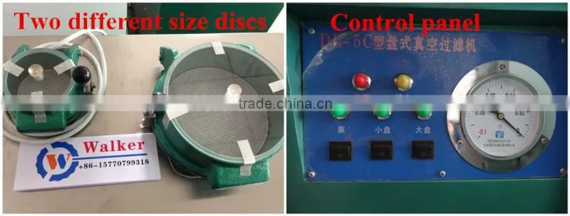 laboratory disk vacuum filter dewatering, laboratory dewatering machine for minerals