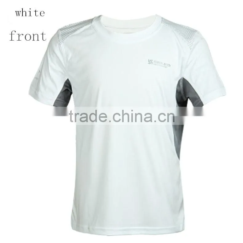 Short sleeve T-shirt quick-drying uv moisture absorption perspiration beautiful and high elasticity