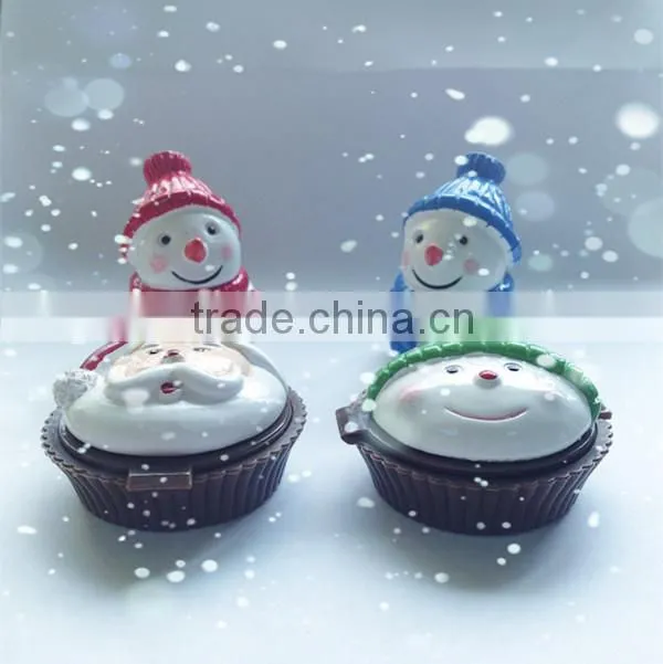 Merry Christmas cupcake shaped lip balm