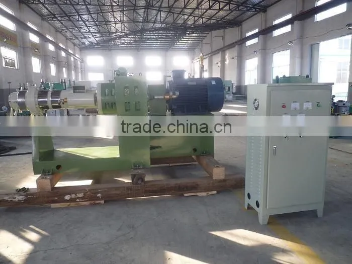 EPDM rubber extruder machine / cold feed and hot feed rubber extruder