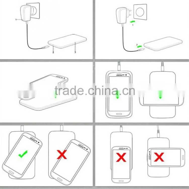 New Wireless Battery Charger Pad, cell phone portable charger for iPhone 5S 6 6plus
