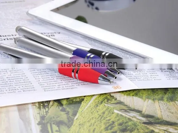 clip design crystal touch pen custom stylus pen for ipad