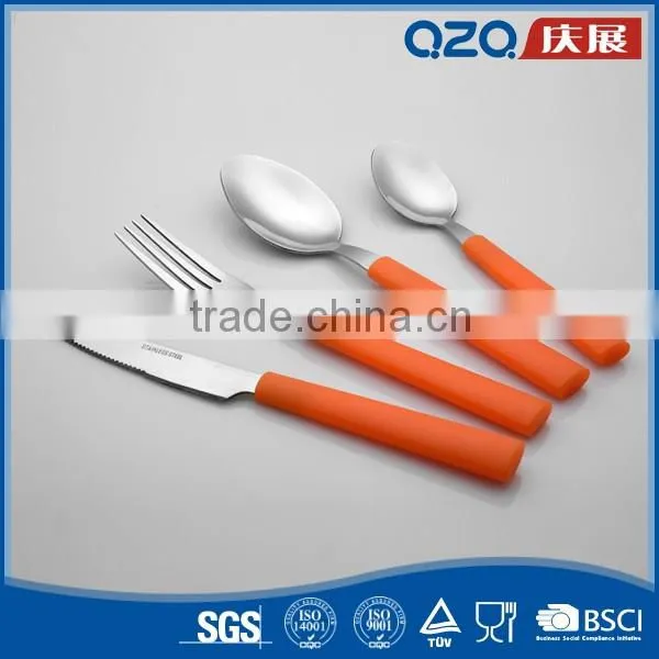 Excellent material eco-friendly cooking knife fork cheap stainless steel spoon