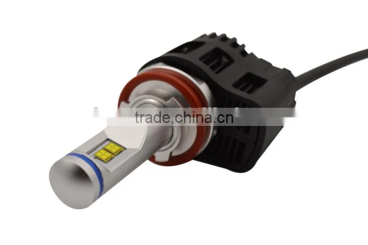 New High Power LED headlight Lamp H9 H8 H11 H16 55W 5200LM 6000K replace hid