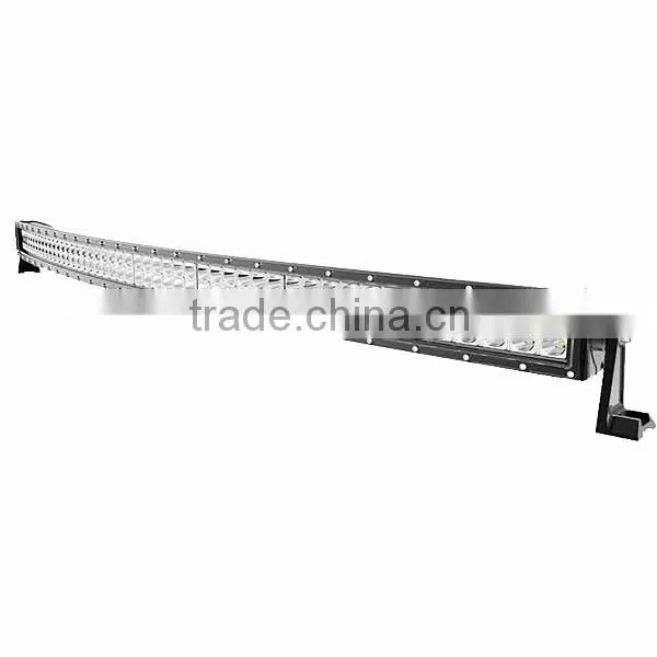China manufacture 50" 288w led cuved light bar for trucks, led driving light bar