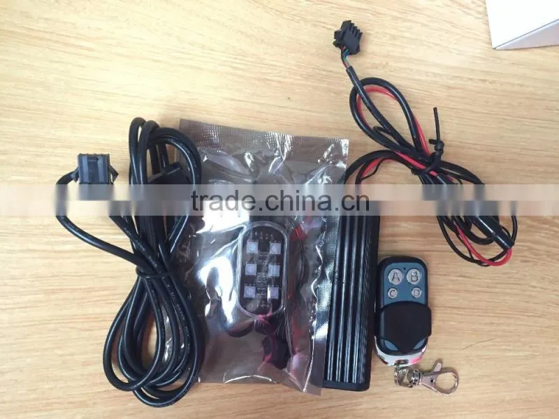 6pcs LED Rock Light with Remote control with flashing