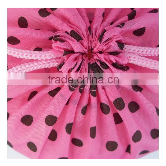 nylon small drawstring shoe bag