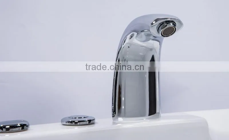 SUNZOOM upvc-white-hard-tub,mini whirlpool hot tub,1400 bath tub freestanding