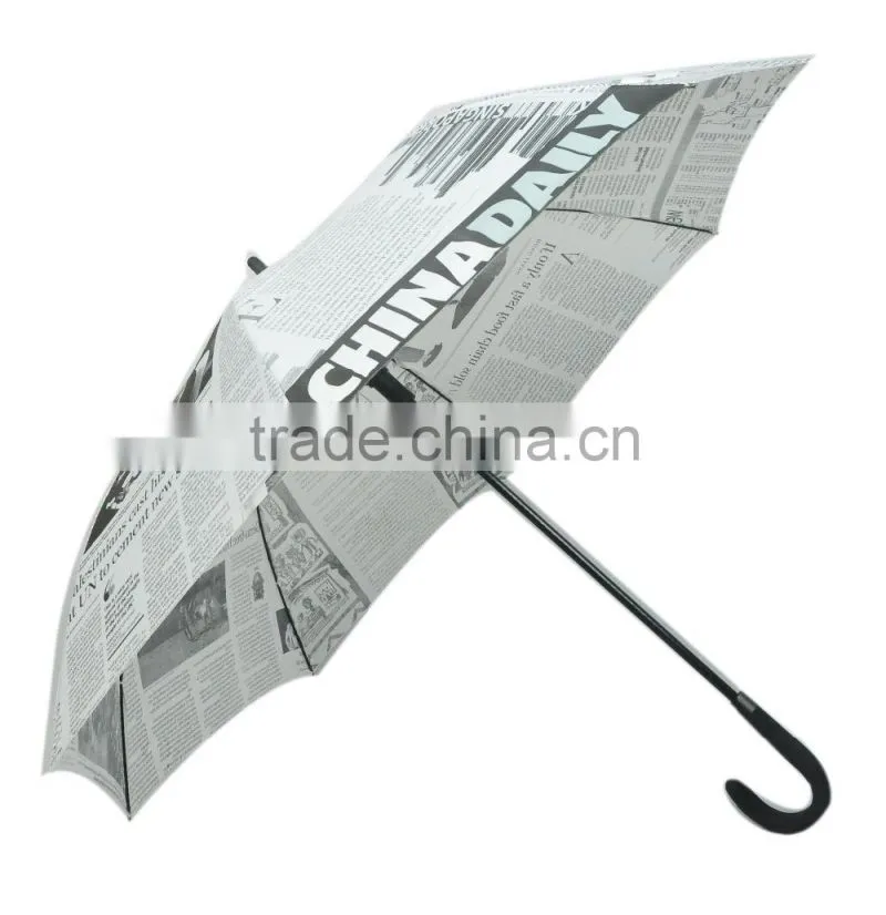 straight newspaper printing umbrella