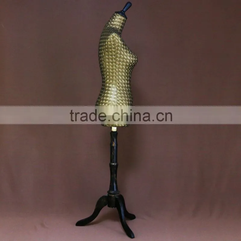 Adjustable beautiful female mannequin torso dress form