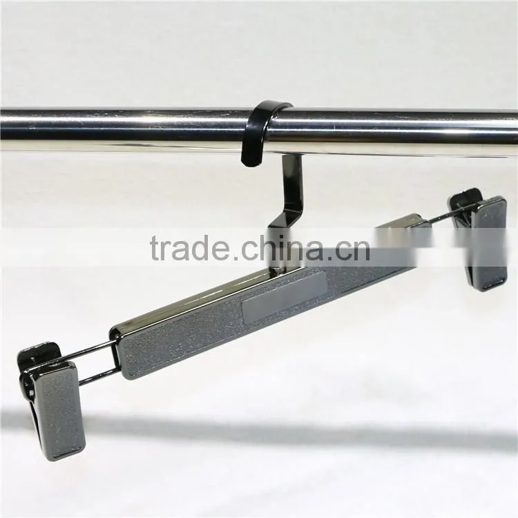 Luxury thin plastic adult hanger for pants display