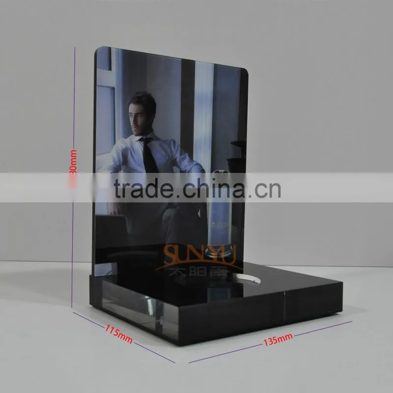 Custom Man Sticker Background Assemble Thick Perfume Stand