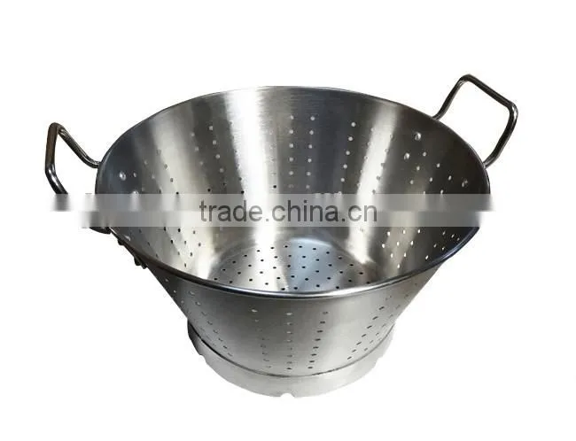Food container with strainer basket stainless steel 201 kitchen strainer
