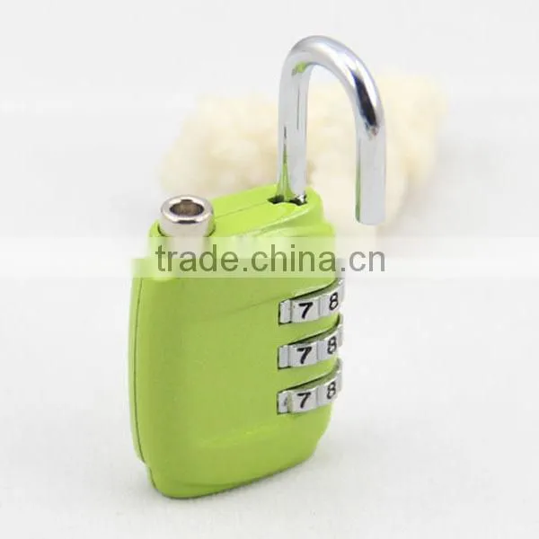 2015 wholesale price factory direct zinc alloy combination locks travel suitcase padlocks