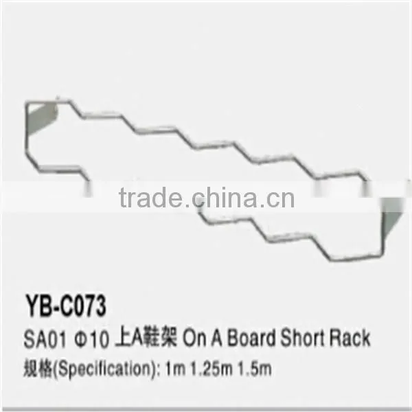 Wholesale display slatwall shoe stand hook shoe rack