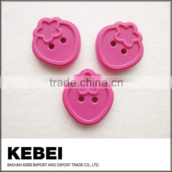 Wholesale custom eyelets button colored fruit shape button