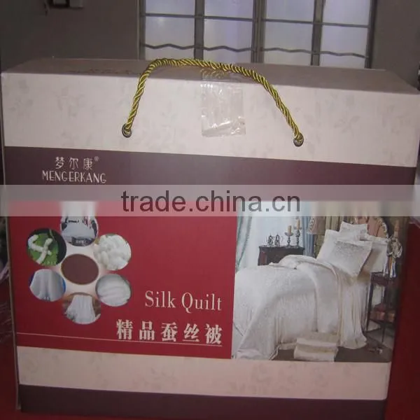 elegant and high quality natural silk quilt