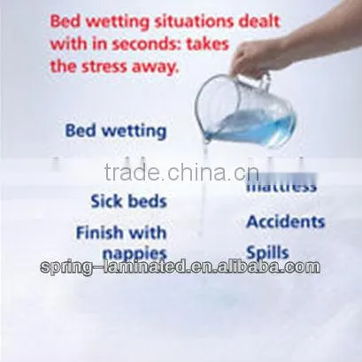 waterproof Hypoallergenic polycotton vinyl free mattress protector