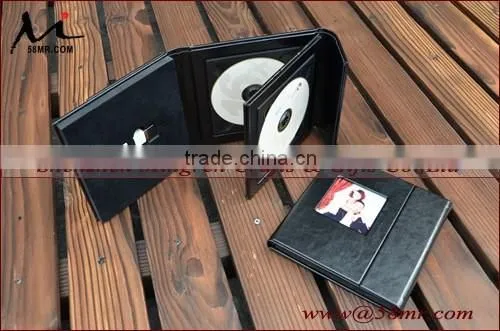 Wedding Leather Fabric Linen DVD CD Case Box Album