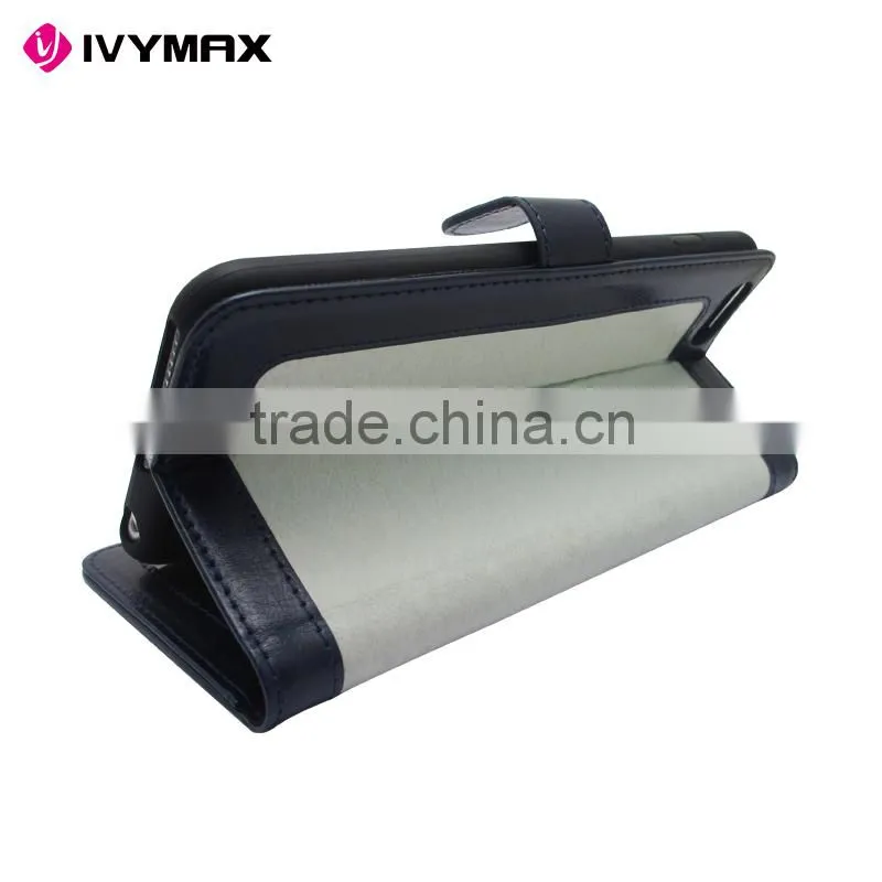 IVYMAX China Mobile Phone Accessories Flip Wallet PU Leather Magnetic Phone Case Cover For Apple Iphone 6 Case