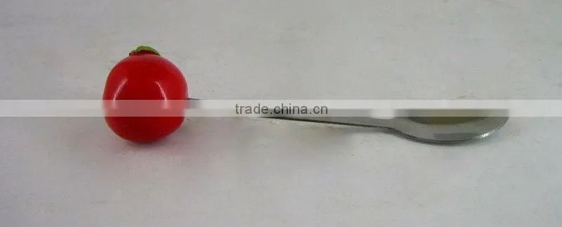 polyresin fruits table spoon