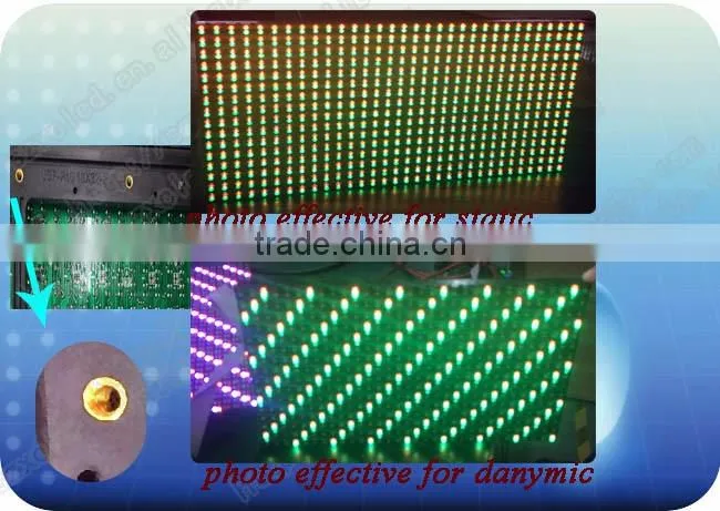 Dual Color RG P10 16x32 dot outdoorled led display screen module