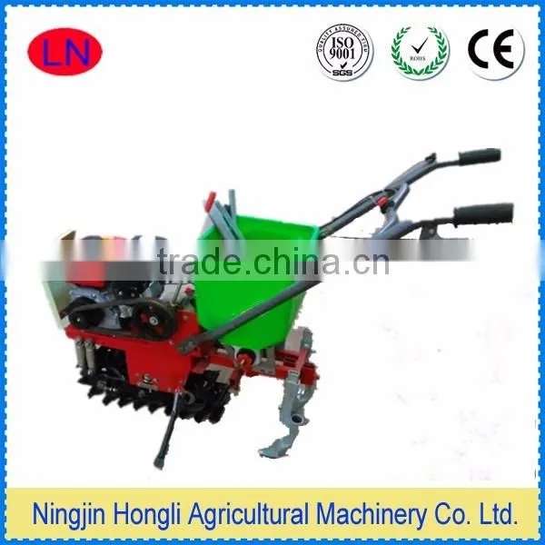 mini petrol crawler tractor tiller cultivator for seeder &fertilizer