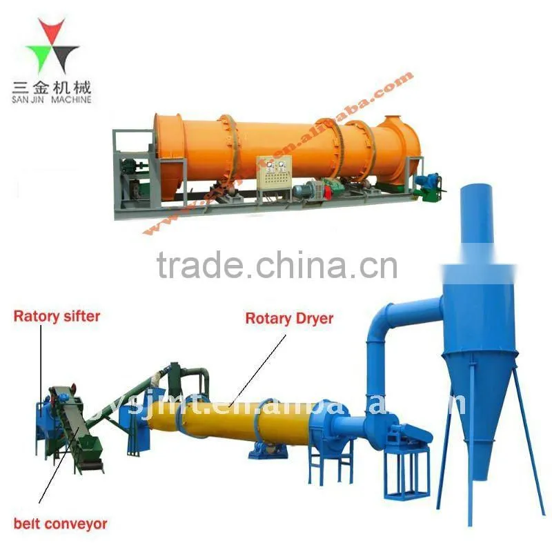 Wood sawdust stoving machine