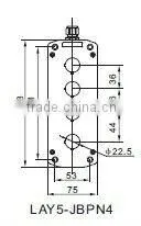 22mm push button control box parts/accessories for four holes IP54