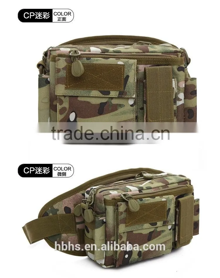 Canvas military small message sport waist bags