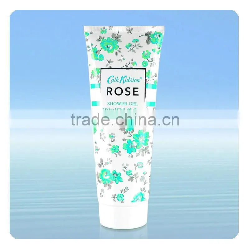 cosmetic usage and hot stamping Surface Handing cosmetic packaging tube for shower gel