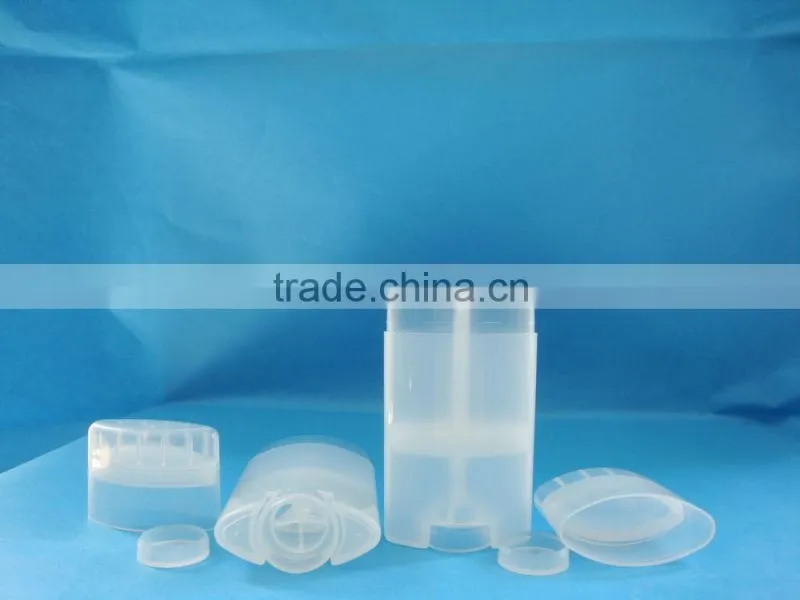 Plastic deodorant container, twist up deodorant container, PP deodorant