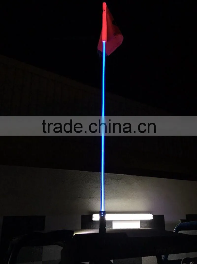 wholesale car roof led flags 4ft 5ft 6ft 12v multi colors car roof decorative car antenna