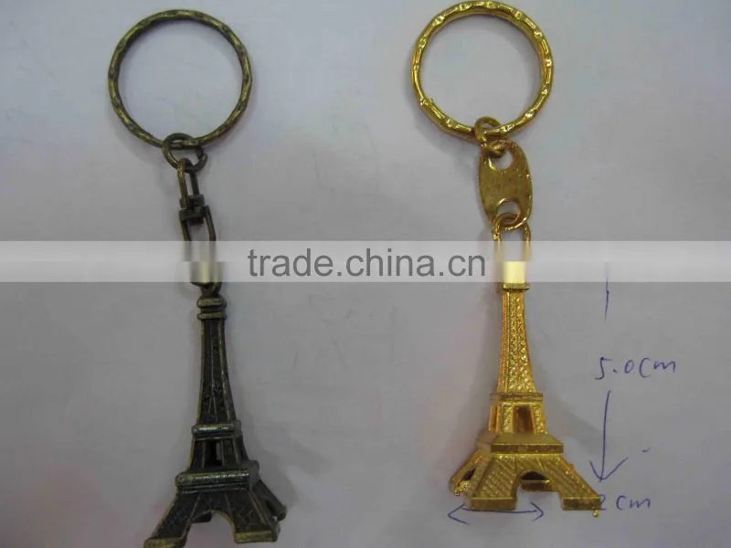 France paris Eiffel tower keychain tower keyring